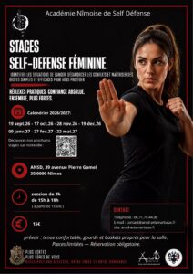 🥊 STAGES DE SELF-DÉFENSE FÉMININE (SYSTEMA) 🥊 @ Academie Nimoise de self défense